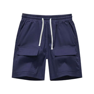 Shorts pour hommes de qualité supérieure, 100% polyester, maille, logo personnalisé, shorts basiques d'été pour hommes, shorts en toile pour hommes - 100% polyester - Product Image 2