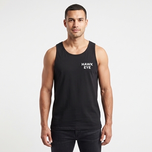 <b>Men's</b> Gym Fitness <b>Vest</b> Sleeveless <b>Black</b> Athletic Tank Top Crew Neck Lightweight Workout Training Sportswear - Product Image 5