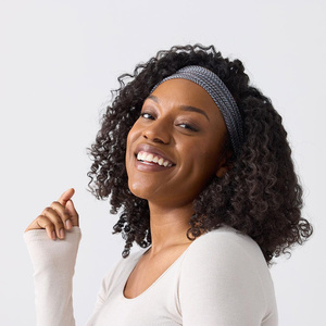 OEM ODM Non <b>Slip</b> Stretch Headband for Running and Yoga Stylish <b>Women</b> Sports Headband for Outdoor Activities - Product Image 5