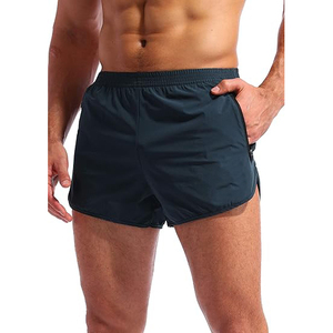 Pantalones Cortos Deportivos para Hombre, Color Morado Ciruela, de Secado Rápido, Transpirables, para Correr y Hacer Ejercicio, con Bolsillos con Cremallera - Product Image 5