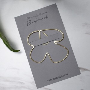 Handmade Copper Wire <b>Bookmark</b> Floral Design Durable Metal Page Marker Elegant Book Accessory Gift Readers Students Office Use - Product Image 1