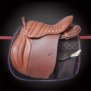 Almohadilla de sudoración para silla de montar ecuestre 2025, de algodón engrosado con rejilla pequeña, al por mayor - Product Image 3