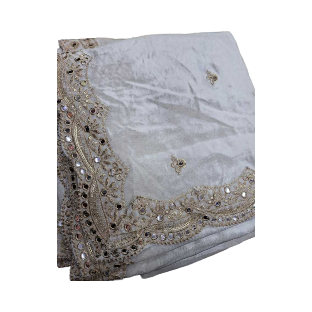 Winter Velvet Warm Shawl Dyeable Indian Pakistani Weddings Festivals Wool Fabric 2025 OEM Wholesale Made in India