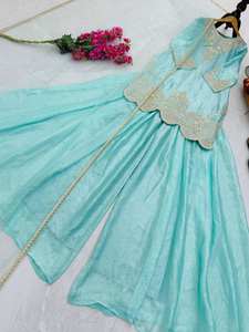 Conjunto de Palazzo y Dupatta de Diseño Indio, Traje Indio para Mujer, Disponible a un Precio Accesible - Product Image 5