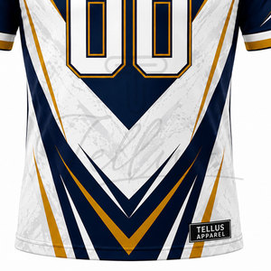 Top Seller New Fashion Rugby Jersey For Team Wear Custom Logo Silicon Printing New Best Quality Quick Dry Sublimation Jersey - Product Image 4