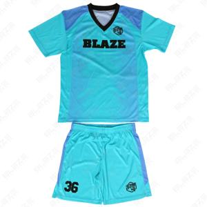 Customized Youth Soccer Uniform Set Latest Designs Custom Sublimated Soccer Suit <b>for</b> <b>Club</b> Team Polyester soccer jersey - Product Image 3
