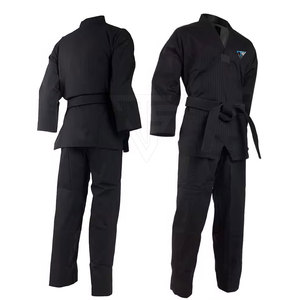 Tenue d'entraînement de karaté en polyester/coton respirant pour arts martiaux, vêtement d'expert avec ceinture, service OEM en gros - Product Image 4