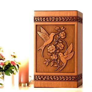 Personalized Rosewood <b>Memorial</b> Urn <b>Box</b>: Custom Engraved <b>Keepsake</b> <b>Memorial</b> <b>Keepsake</b> by AYAANS - Product Image 1