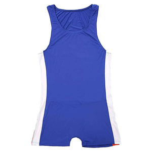 Combinaison de lutte respirante, équipement sportif, design personnalisé imprimé, 100% polyester, vêtements d'équipe avec couleurs et logos personnalisés, coupe ajustée - Product Image 1