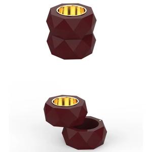 Wooden <b>Bakhoor</b> Burner With Metal Bowl For Burning <b>Oud</b> Chips Traditional Arabic Fragrance Holder - Product Image 1