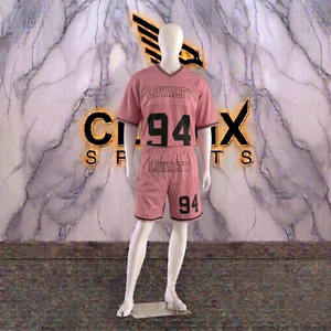 Ensemble de vêtements de sport en mesh personnalisé avec logo et design OEM, t-shirt et short pour la gym - Product Image 5