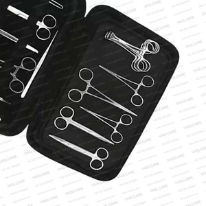 ชุดเครื่องมือผ่าตัดสัตว์และศัลยกรรมทั่วไป ชุดเครื่องมือผ่าตัดพื้นฐาน สำหรับการแพทย์ การดูแลสัตว์ โรงพยาบาล และการใช้งานทางคลินิก Vaslcare - Product Image 4