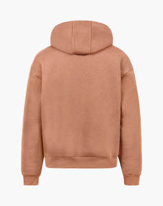 Sweat-shirt à capuche oversize en molleton de coton épais de qualité supérieure, couleur beige sable, style streetwear, vente en gros, usine OEM - Product Image 5