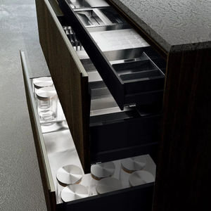 Gabinetes de Cocina Modernos de Melamina Personalizados JY Project, Color Madera, para Hoteles, Villas, Uso Comercial, Gabinetes Modulares - Product Image 6