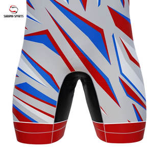 Nouveaux justaucorps de lutte personnalisés de haute qualité avec sublimation numérique de drapeaux internationaux en Spandex/Polyester pour jeunes/adultes, femmes et hommes - Product Image 6