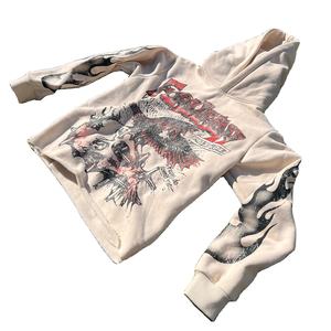 เสื้อสเวตเตอร์มีฮู้ดของผู้หญิงผ้าคอตตอน100% ปักลายระบายความร้อนโลโก้ออกแบบได้ตามที่ต้องการ - Product Image 4