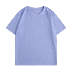 T-shirt populaire uni à col rond pour homme en coton, coupe confortable pour vêtements décontractés - Product Image 6