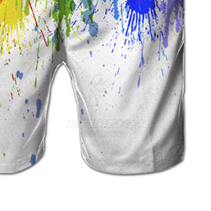 Soldes en ligne : Nouveaux shorts unisexe en coton 100% à séchage rapide, légers et de haute qualité, avec design unique et sublimation intégrale, pour hommes, vente en gros - Product Image 4