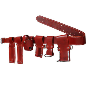Ceinture porte-outils en cuir faite à la main pour échafaudage, avec boucle pour marteau, pour ouvrier du bâtiment, à prix réduit - Product Image 4