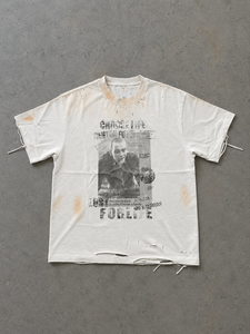 Camiseta de hombre de corte regular, personalizada de fábrica, con efecto desgastado, lavado vintage, bajo deshilachado y desgastado, 100% algodón ecológico de secado rápido - Product Image 1