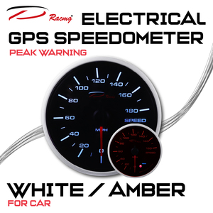 High Quality Auto Stepper Motor GPS <b>Speedometer</b> Peak Waring Function White / Amber LED Color <b>for</b> <b>Car</b> - Product Image 2
