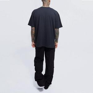 Men's 2026 High Street Oversized 100% Cotton T-Shirt | Premium Heavyweight 300g Eco-Friendly Fabric Low MOQ - Product Image 4