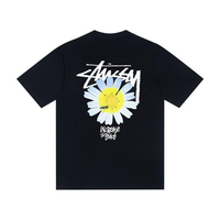 T-shirt graphique surdimensionné pour homme en coton 100% lourd, délavé à l'acide, avec logo personnalisé, vente en gros