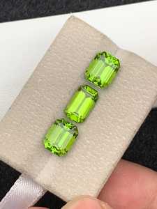 Natural <b>Peridot</b> Green Faceted Gemstone Matching Stones Loose For Jewelry Making <b>Ring</b> Pendant Necklace Crystal - Product Image 1