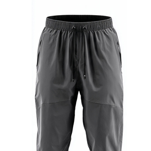 Polyester/Nylon Waterproof Lightweight High Waist Trouser Hiking Mountain Rain Pants Men's Camping <b>Wind</b> <b>Breaker</b> - Product Image 3