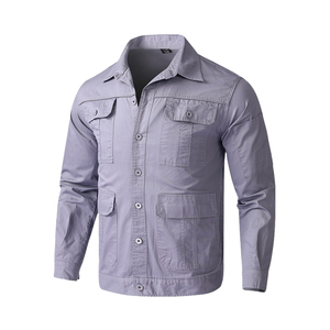 Overoles de Trabajo Cómodos de Manga Larga, Transpirables, de Algodón, Ropa de Trabajo Práctica - Product Image 5
