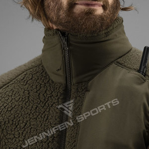 Outdoor Hunting 100% Micro Fleece Fabric Harkila Hunting Vest With Zipper Closing Gilet With Multi Pockets Travel Vest - Product Image 4