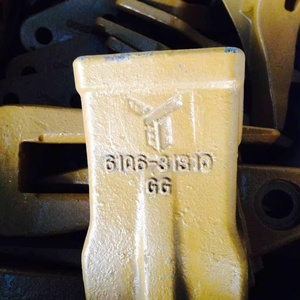 61q6-31310 बाल्टी दांत दांत 18-22 टन खुदाई के लिए लॉक पिन छेद के साथ - Product Image 2