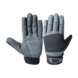 Gants de travail mécaniques anti-vibrations à écran tactile, gants de travail en cuir de qualité supérieure, gants de travail industriels pour la construction, gants de mécanicien - Product Image 5