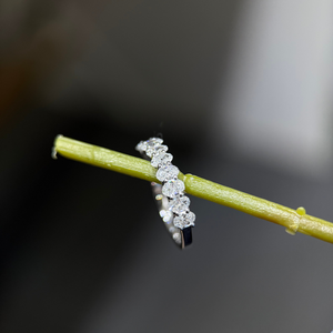 Anillo de Eternidad con Diamantes Cultivados en Laboratorio, Ovalados, 1.10 Quilates, Oro de 14K, Certificado IGI, Joyería para Aniversario de Bodas, Venta al Por Mayor - Product Image 2