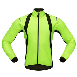 Chaqueta de Ciclismo de Invierno para Hombre WOSAWE BO284, Manga Larga, Impermeable, Cortavientos, Forro Polar Térmico, 100% Poliéster, para Correr y Ciclismo - Product Image 3