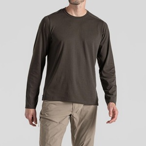 T-shirts décontractés personnalisés pour hommes, manches longues, en coton respirant, pour l'été, vente en gros, OEM, hauts légers style streetwear, directement de l'usine - Product Image 1