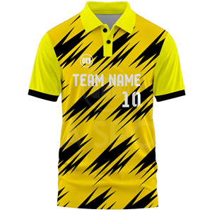 Maillot de cricket personnalisé de haute qualité, léger et respirant, par sublimation, pour équipes sportives, vente en gros, marque privée - Product Image 2