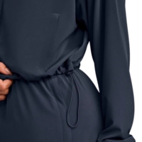 Veste coupe-vent légère et respirante pour femme, sans coutures, résistante à l'eau, écologique, à fermeture éclair intégrale, coupe ample, col montant, devant zippé