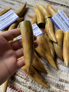 Cuerno de Búfalo Natural Ecológico, Pulido, con Punta Quemada, Rústico, para el Año Nuevo Chino, de Alta Calidad - Product Image 5