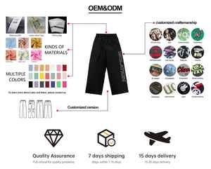 Pantalones Personalizables de Lona de Poliéster/Algodón para Hombre/Mujer, de Alta Calidad, Estilo Vintage, Ecológicos, Ligeros, Antiarrugas y de Secado Rápido - Product Image 5