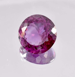 Alexandrite naturelle à changement de couleur violet, certifiée IGI, taille ronde, pierre précieuse en vrac avec effet lumineux pour la fabrication de bagues et bijoux fins - Product Image 3