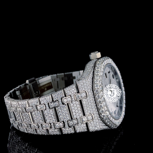 Top Selling <b>White</b> Iced Out Diamond <b>Watch</b> for Party And Evening Wear Available for Worldwide Supply from India - Product Image 2