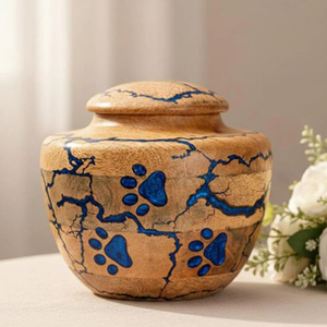 Wooden Funeral Memorial with Engraving Premium Wooden Cremation Urn for Loved Ones by AYAANS - Product Image 1