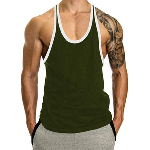 Custom LOGO Printing <b>Men</b> Blank Tank Top <b>Men</b> Plain 95% Cotton 5% Spandex Gym Muscle Bodybuilding <b>Stringer</b> <b>Vests</b> <b>Men</b> Fitness Wear - Product Image 1