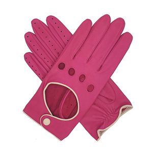 Gants de conduite en cuir avec logo personnalisé, gants de course classiques de luxe sans doigts, OEM ODM au prix d'usine - Product Image 1