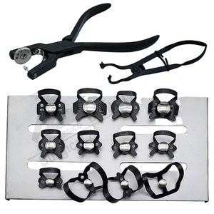 Juego de Pinzas de Goma para Periodoncia, de Acero Inoxidable, Manuales, Profesionales, Duraderas, con Certificación CE, para Cirugía Dental - Product Image 1