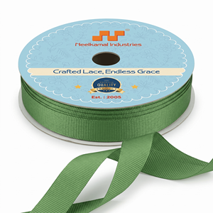 Ruban gros-grain vert 12 mm pour nœuds et pinces à cheveux, garnitures de vêtements, emballage cadeau, artisanat, couture, emballage, décoration, projets DIY, tendances - Product Image 3