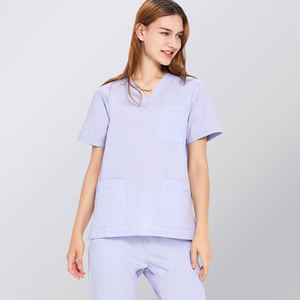Unisex Fashionable 100% Cotton <b>Medical</b> Scrub Uniforms Quick Dry Slim Fit for Hospital Use OEM <b>Model</b> Wholesale Price - Product Image 3