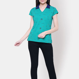 Women's <b>Short</b> <b>Sleeve</b> Polo Shirt Solid Pattern <b>Button</b> <b>Up</b> Casual Knitted Top Breathable Cotton Summer Wear 2026 - Product Image 2
