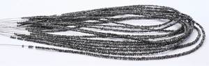 Cuentas facetadas de diamante negro de 2-2.5 mm, cuentas de diamante natural precioso, cuentas de piedras preciosas sueltas genuinas de alta calidad para joyería - Product Image 4